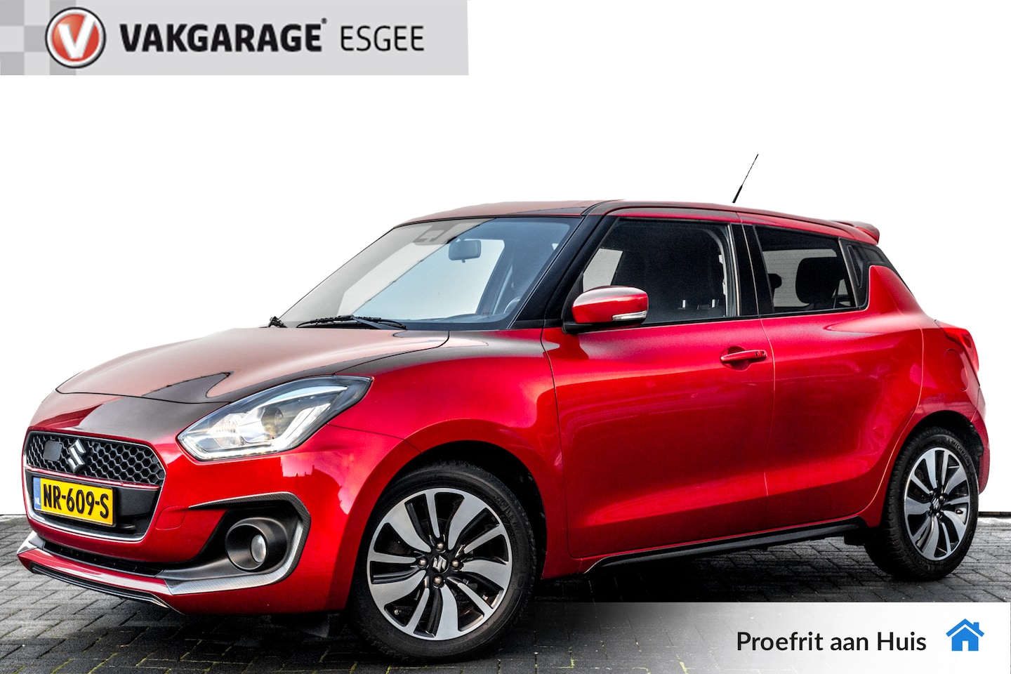 Suzuki Swift - 1.0 112 PK Stijl Smart Hybrid RIJKLAAR. | Clima | 16 inch Lmv | Cr control | Navigatie | S - AutoWereld.nl