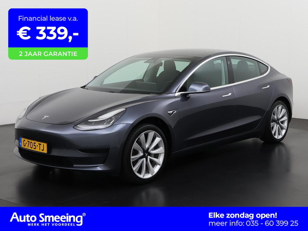 Tesla Model 3 - Standard RWD Plus | Trekhaak | Panoramadak | Mem Stoel | Zondag Open! - AutoWereld.nl