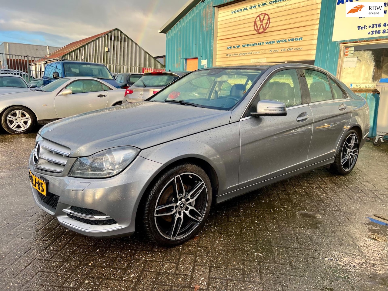 Mercedes-Benz C-klasse - 220 CDI Avantgarde Xenon Navi Halfleer - AutoWereld.nl