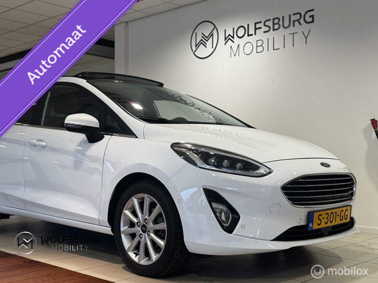 Ford Fiesta - 1.0 EcoBoost Titanium X *Pano*Parkeercamera*Automaat* Lage kmstand! - AutoWereld.nl