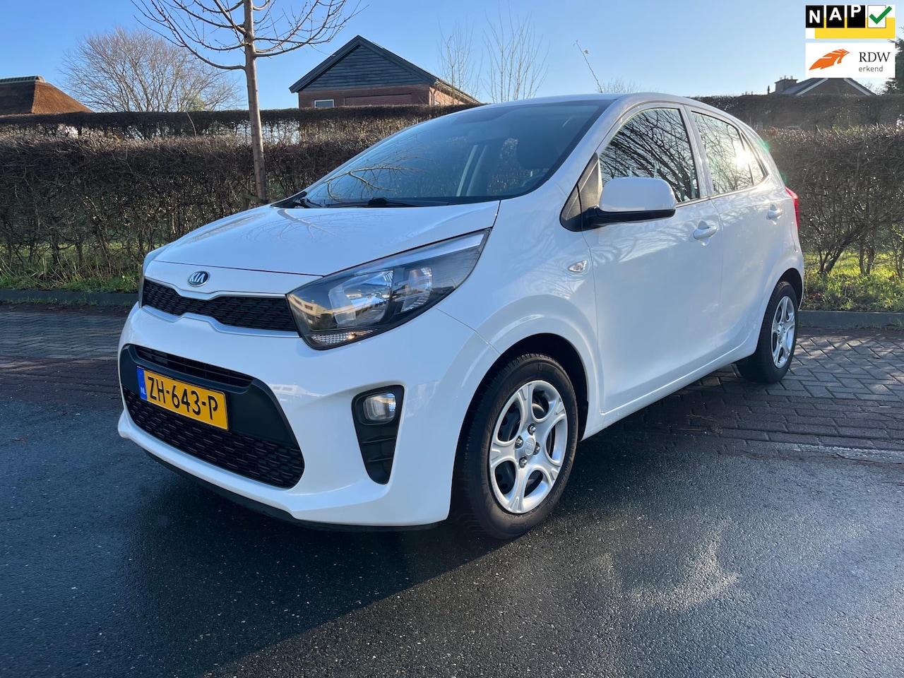 Kia Picanto - 1.0 MPi ComfortLine , Airco, zeer weinig km ! - AutoWereld.nl