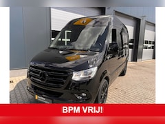 Mercedes-Benz Sprinter - 319 1.9 CDI L2H2 RWD 3500kg trekgewicht VVB BLACK EDITION LAGE KMSTAND BPM vrij Benut nu n