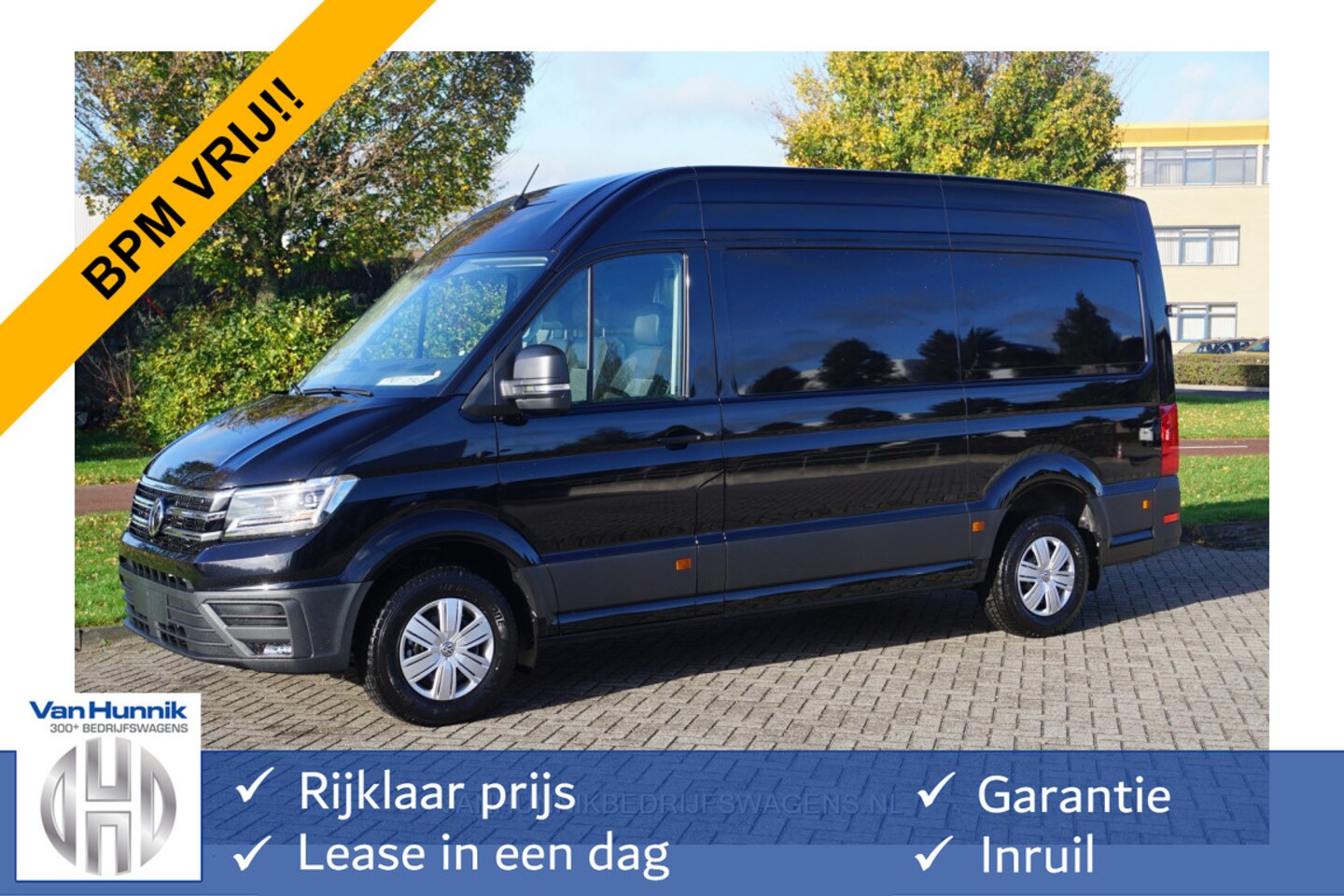 Volkswagen Crafter - 35 177PK L3H3 AUT BPM VRIJ!! Airco, Navi, Camera, Gev. Stoel, Alarm, LED!! NR. 936 - AutoWereld.nl