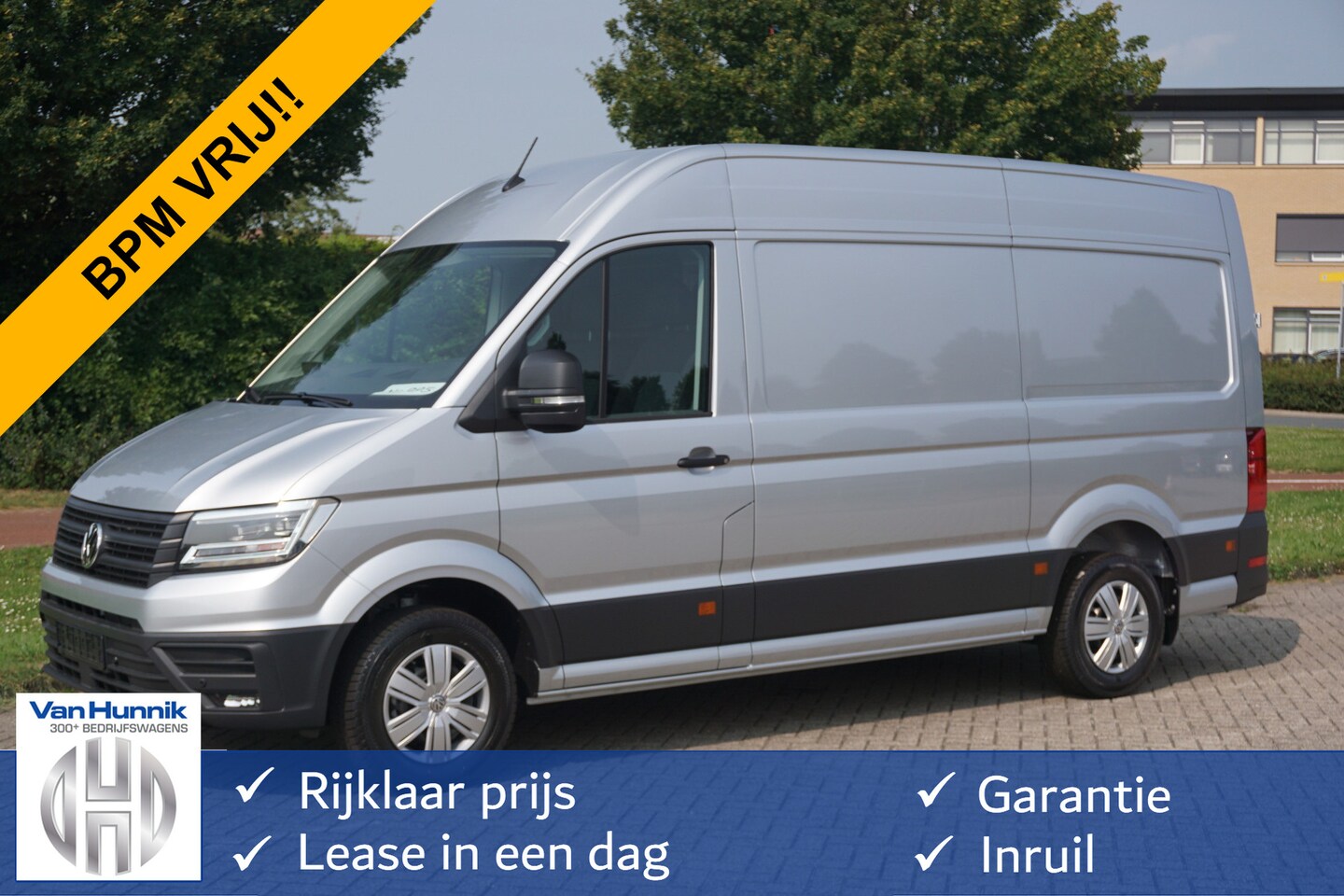 Volkswagen Crafter - 35 177PK L3H3 AUT BPM VRIJ!! Navi, Cam, Adap. Cruise, LED!! NR. 154 - AutoWereld.nl