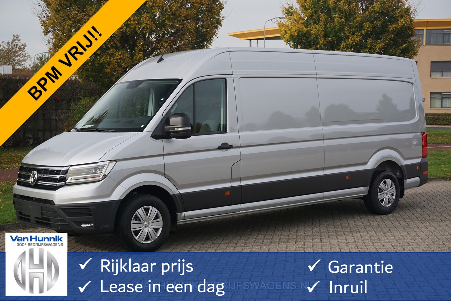 Volkswagen Crafter - 35 177PK L4H3 AUT BPM VRIJ!! Navi, Camera, Adap. Cruise, Gev. Stoel, LED!! NR. 885 - AutoWereld.nl