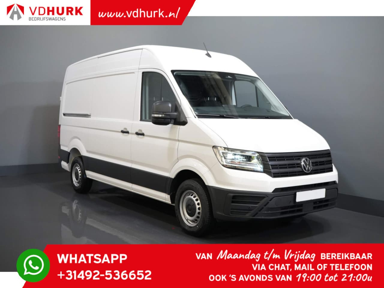 Volkswagen Crafter - 35 2.0 TDI 140 pk DSG Aut. L3H3 BPM VRIJ/ LED/ Virtual Cockpit/ Camera/ Cruise/ Carplay/ G - AutoWereld.nl