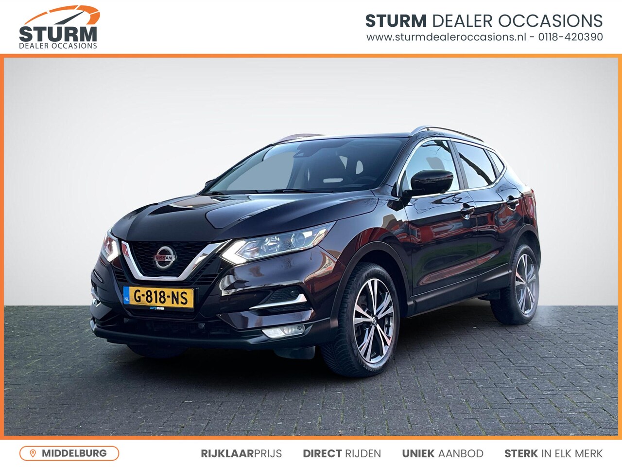 Nissan Qashqai - 1.3 DIG-T N-Connecta | Trekhaak | Stoelverwarming | Panoramadak | Apple Carplay/Android Au - AutoWereld.nl