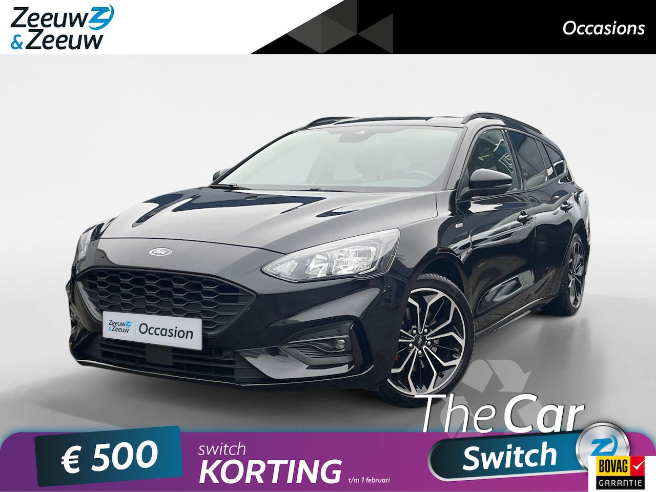 Ford Focus Wagon - 1.0 EcoBoost Hybrid ST Line X Business | Winterpack | Elektrische achterklep | Achteruitri - AutoWereld.nl