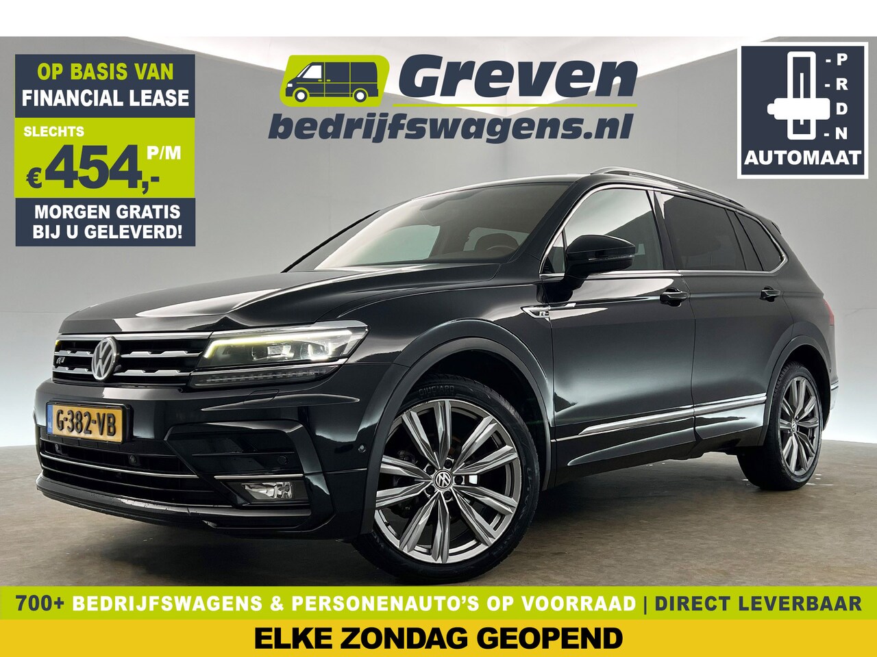 Volkswagen Tiguan Allspace - 1.5 TSI R-line 150PK DSG Automaat Carplay Trekhaak ACC Camera Clima LED Virtual Navi PDC L - AutoWereld.nl