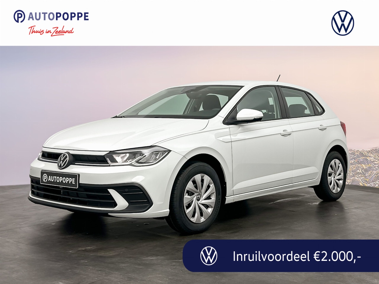 Volkswagen Polo - 1.0 MPI 80 5MT | 'App-Connect' smartphone integratie | Achterlichten LED | Afstandscontrol - AutoWereld.nl