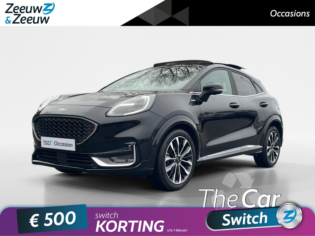 Ford Puma - 1.0 EcoBoost Hybrid ST-Line Vignale | Dealer onderhouden | Navigatie | Apple carplay & And - AutoWereld.nl