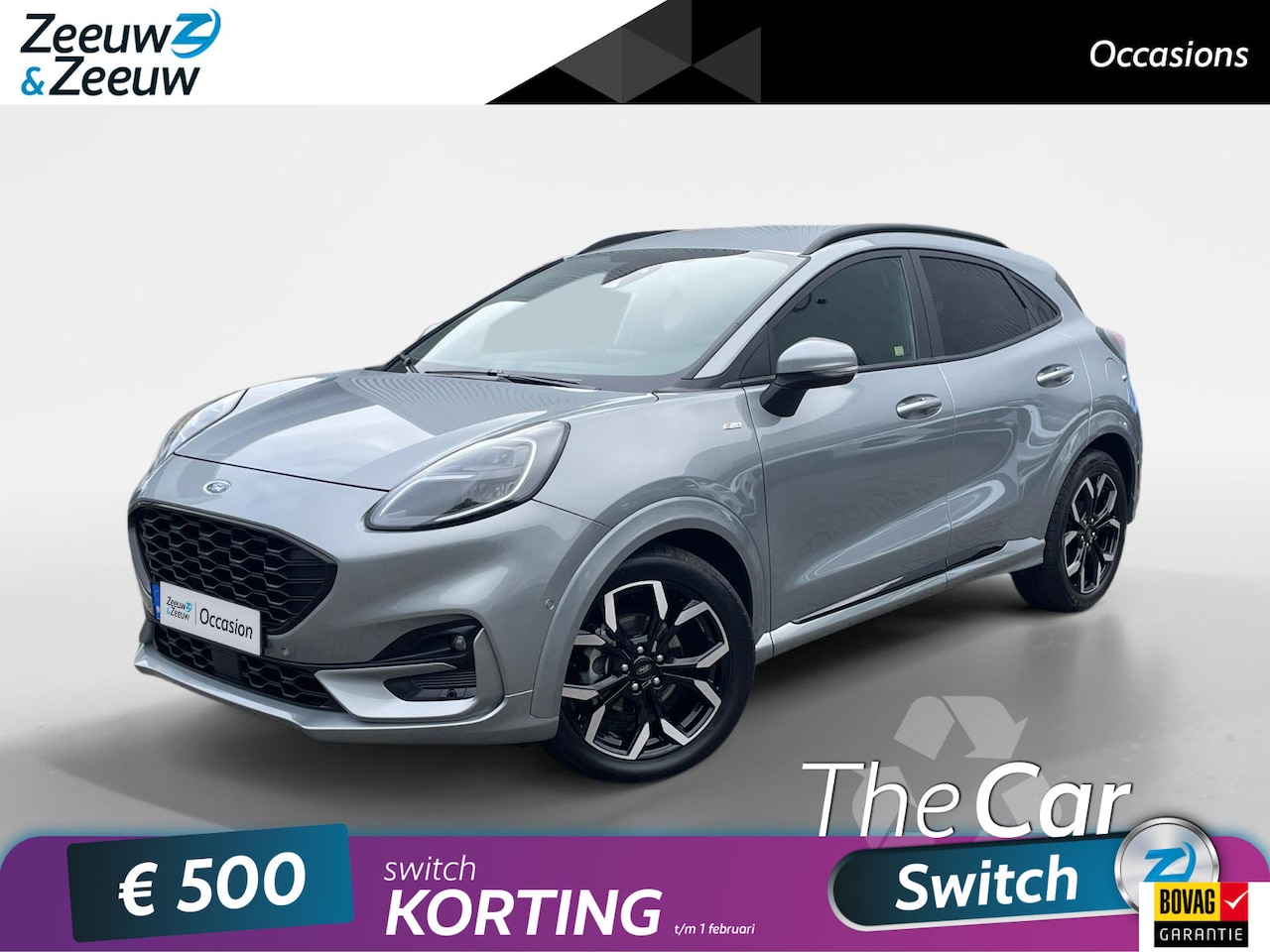 Ford Puma - 1.0 EcoBoost Hybrid ST-Line X Automaat | Full led koplampen | Adaptieve cruise control | N - AutoWereld.nl