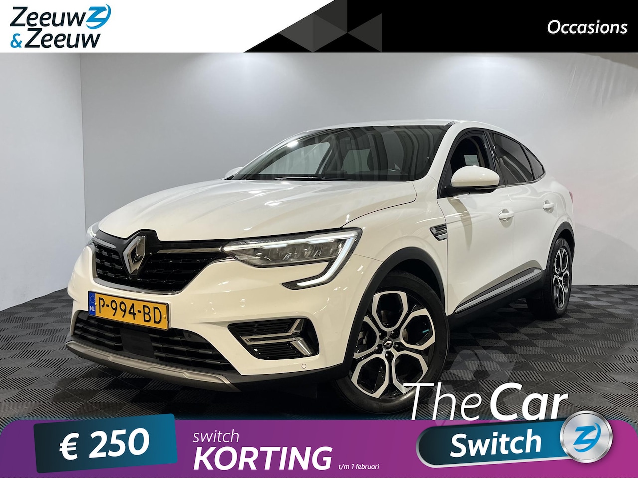 Renault Arkana - 1.6 - 145PK E-Tech Hybrid Intens Automaat | 9,3" Navi | Stoelverwarming | Adaptive Cruise - AutoWereld.nl