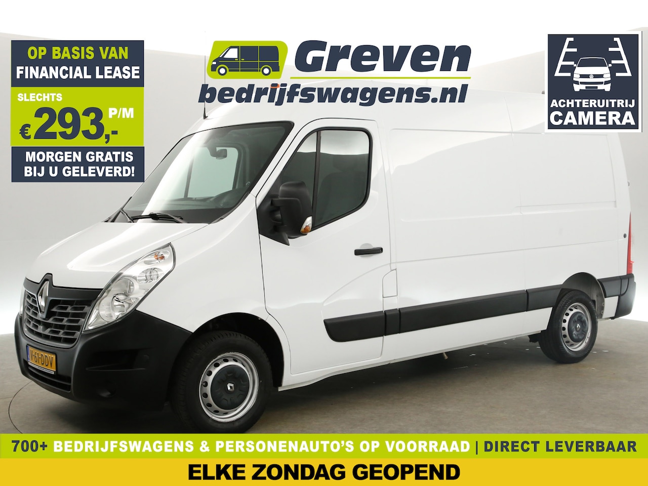 Renault Master - T33 2.3 dCi L2H2 146PK Airco Camera Cruise Parkeersensoren Elektrpakket Trekhaak - AutoWereld.nl