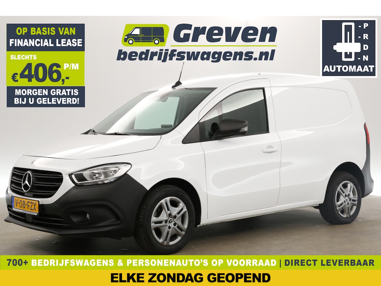 Mercedes-Benz Citan - 110 CDI L1H1 BPM Vrij | Automaat 3 Persoons Airco Camera Carplay Cruise Navi PDC LED Elekt - AutoWereld.nl