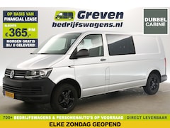 Volkswagen Transporter - 2.0 TDI L2H1 140PK Dubbele Cabine | 5 Persoons Airco Cruise Carplay Navi 16"LMV Trekhaak