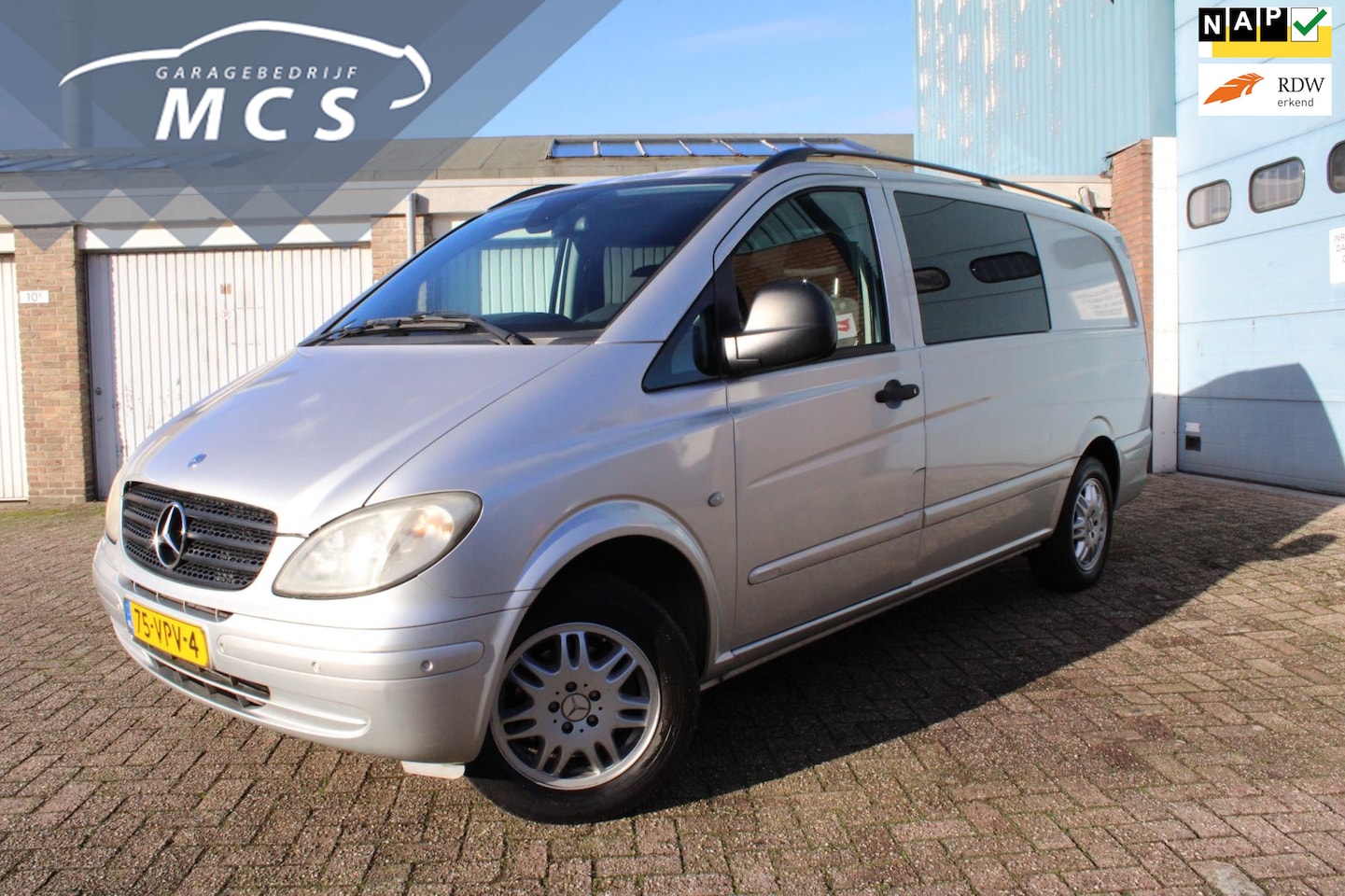 Mercedes-Benz Vito - 111 CDI 320 Lang DC luxe / 1e Eigenaar / Airco / Cruise control - AutoWereld.nl