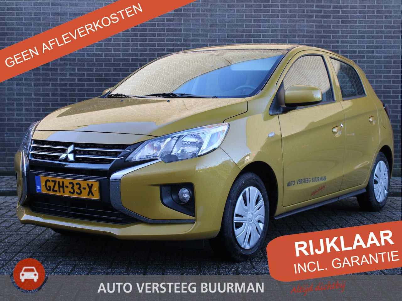 Mitsubishi Space Star - 1.2 Active Airco, Apple carplay/Android auto, Audio/DAB, Elek.verst.buitenspiegels en rame - AutoWereld.nl