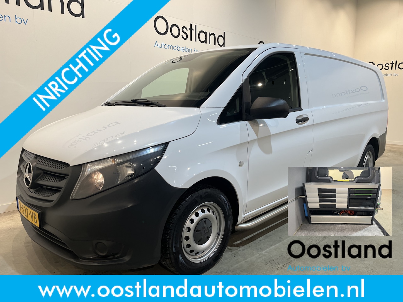 Mercedes-Benz Vito - 111 CDI Functional Extra Lang / Euro 6 / Servicebus  / Bott inrichting / 220V / Airco / Op - AutoWereld.nl