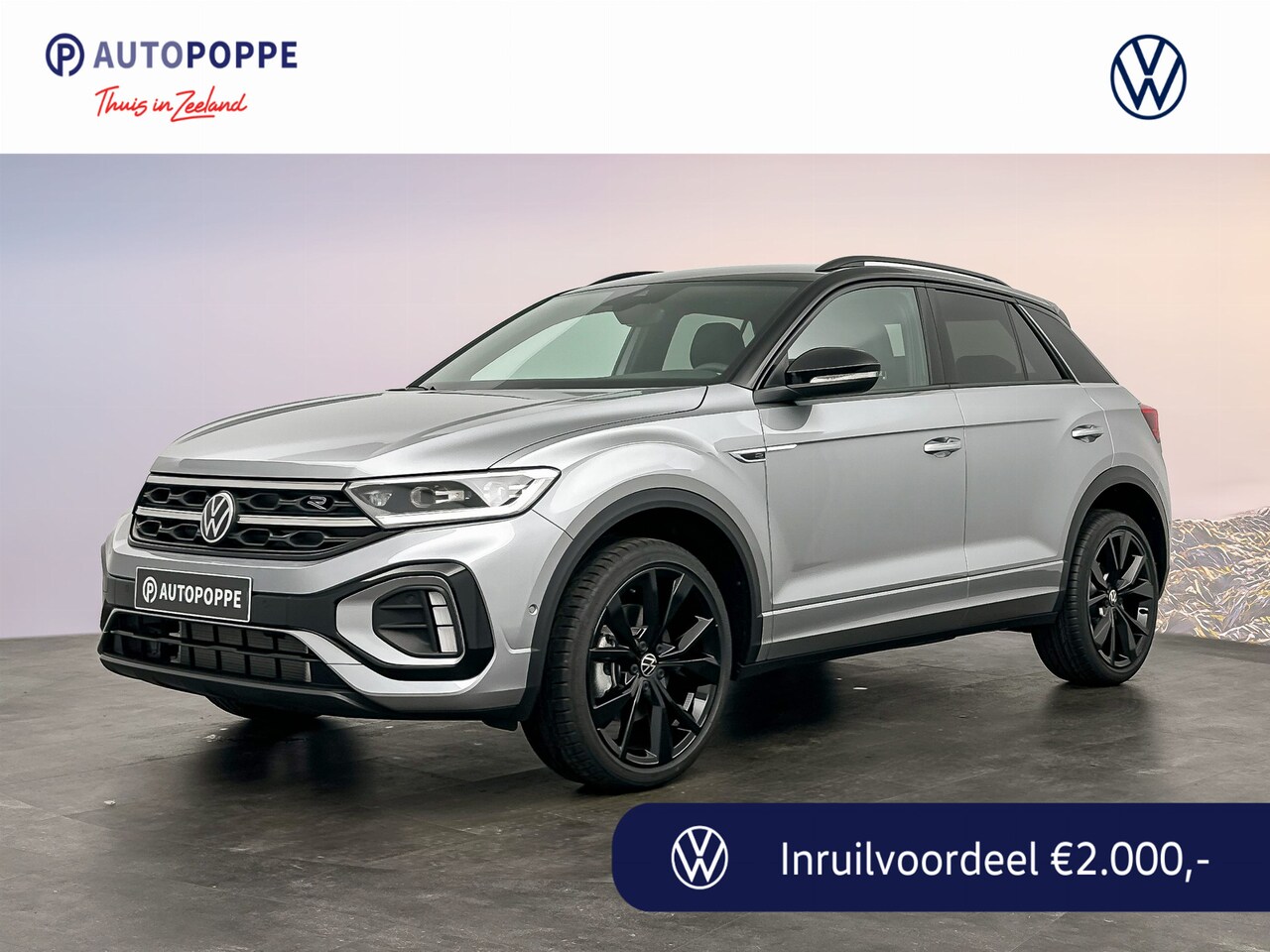 Volkswagen T-Roc - 1.5 TSI 150 7DSG R-Line Edition | 'App-Connect' draadloze smartphone integratie | Achterkl - AutoWereld.nl