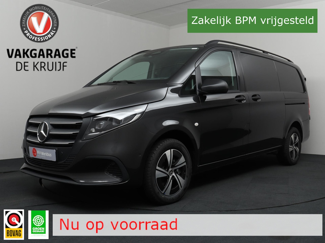 Mercedes-Benz Vito - 116 CDI L2 Pro Volle auto LEER Distronic LED Trekhaak Stoelverwarming Camera - AutoWereld.nl