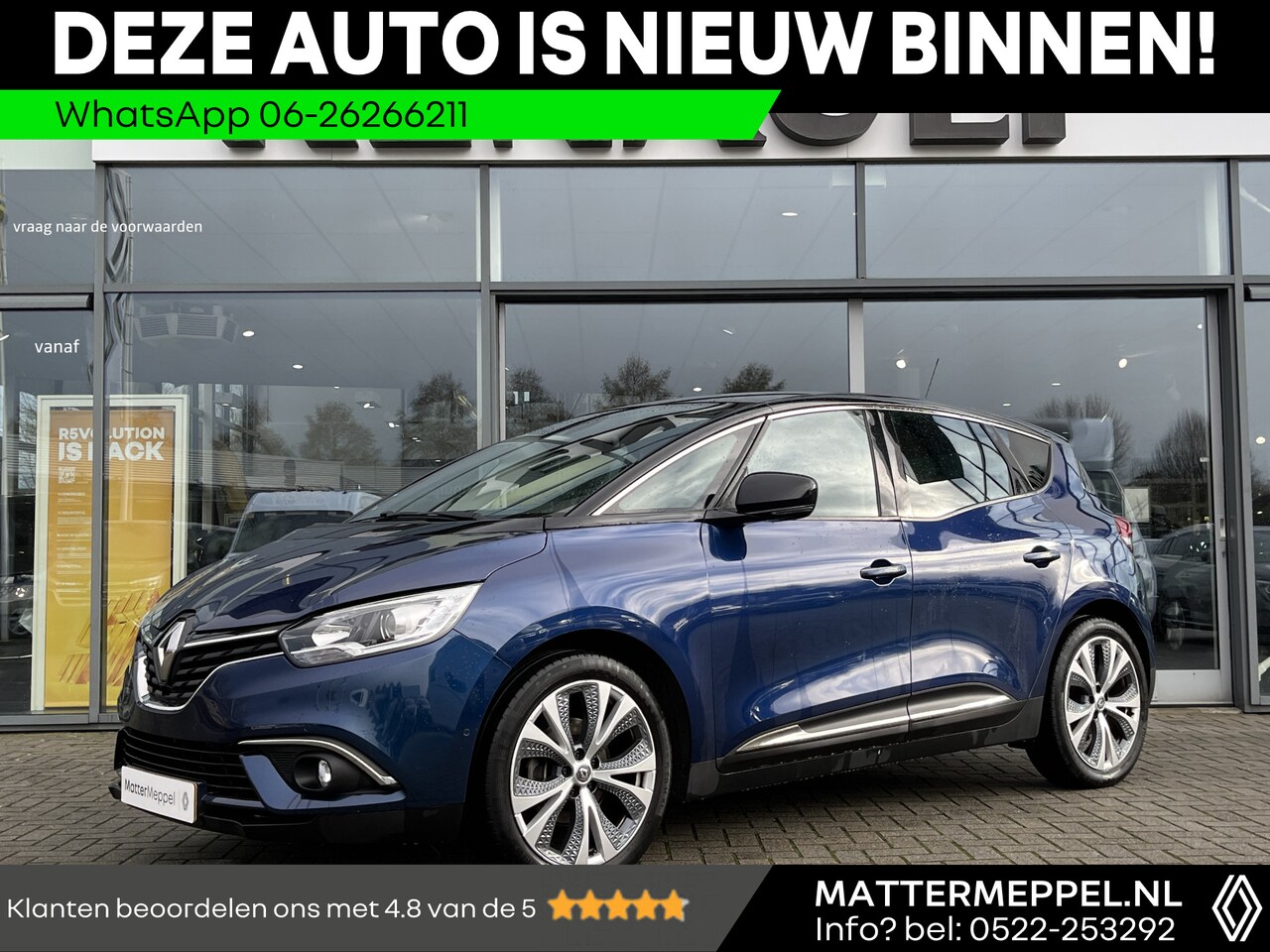 Renault Scénic - 1.2 TCe 130 Intens | NL Auto | Trekhaak | Navigatie | Achteruitrijcamera | Parkeersensoren - AutoWereld.nl