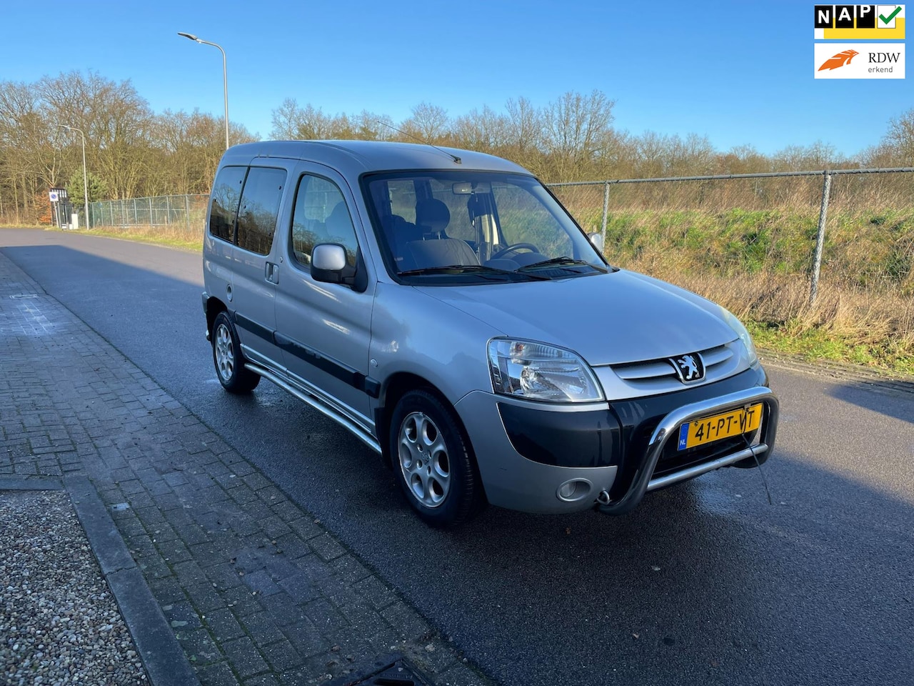 Peugeot Partner MPV - 1.6-16V XT Leuk Busje (Campertje) Dubbele Schijfdeur - AutoWereld.nl