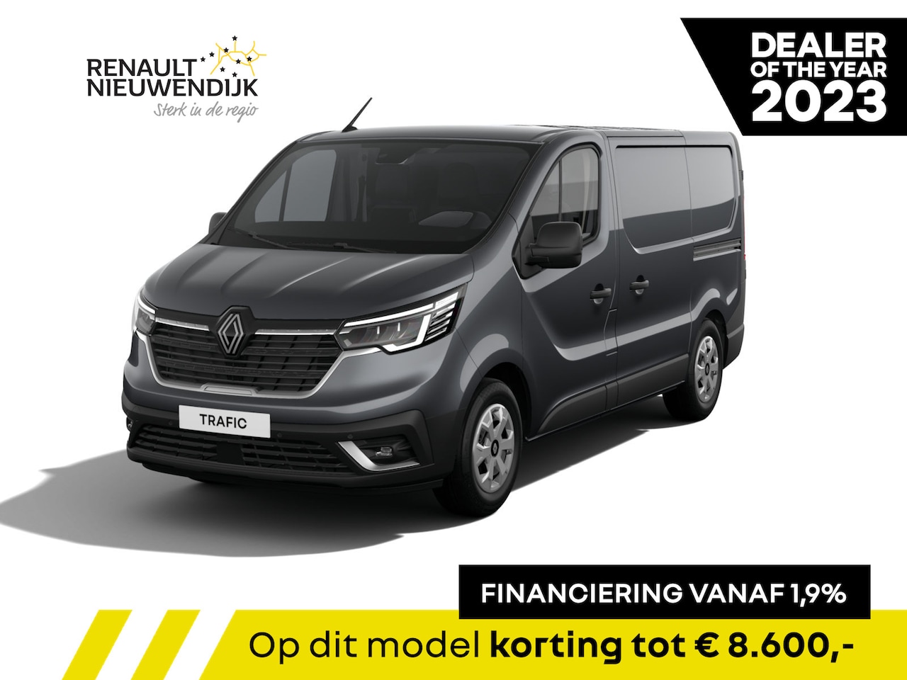 Renault Trafic - Gesloten Bestel L2H1 T30 dCi 110 6MT Advance | C-Shape LED dagrijverlichting | EASY LINK n - AutoWereld.nl