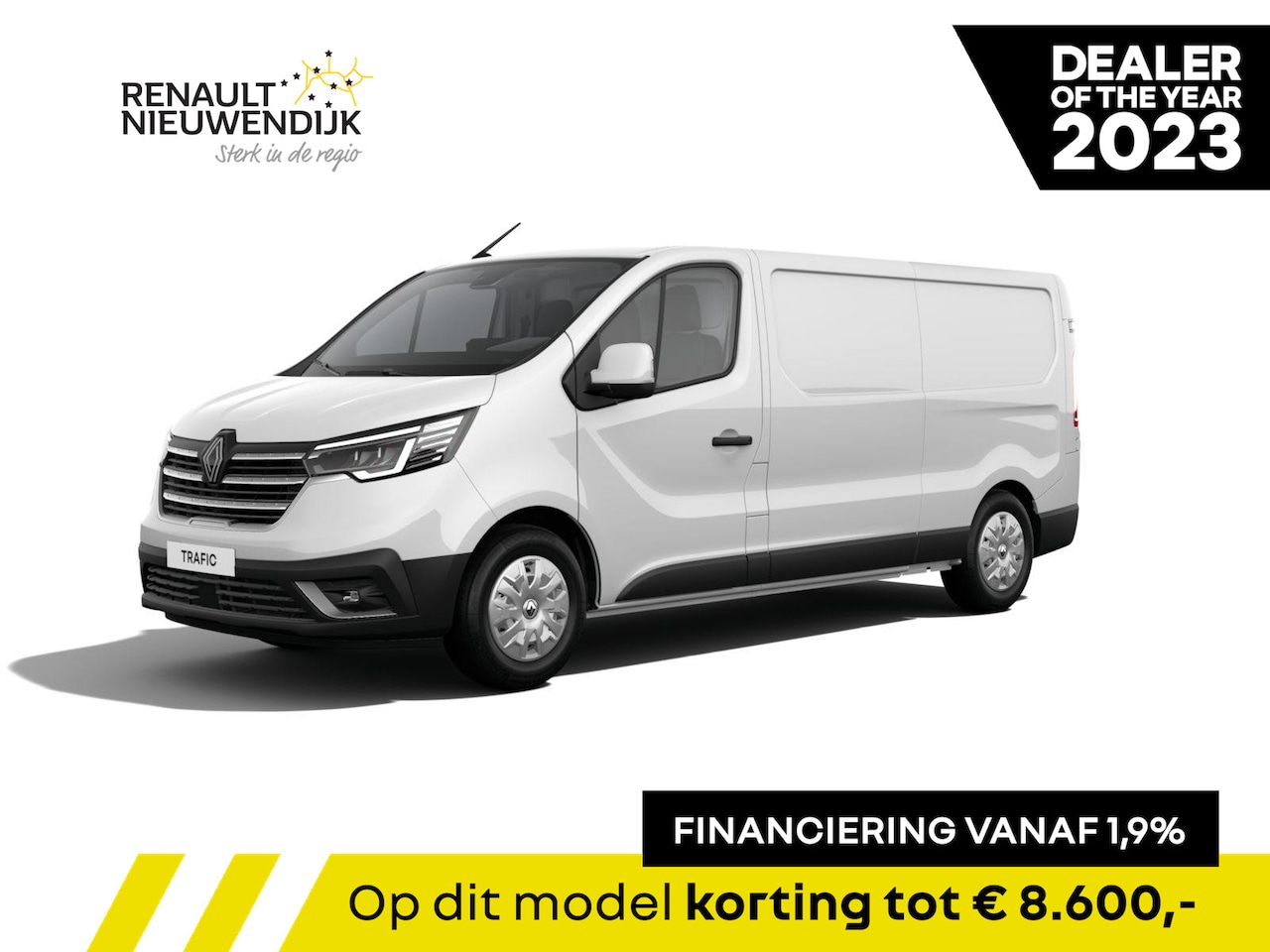 Renault Trafic - Gesloten Bestel L2H1 T30 dCi 150 6EDC Advance | 8'' EasyLink Navigatiesysteem met Apple Ca - AutoWereld.nl