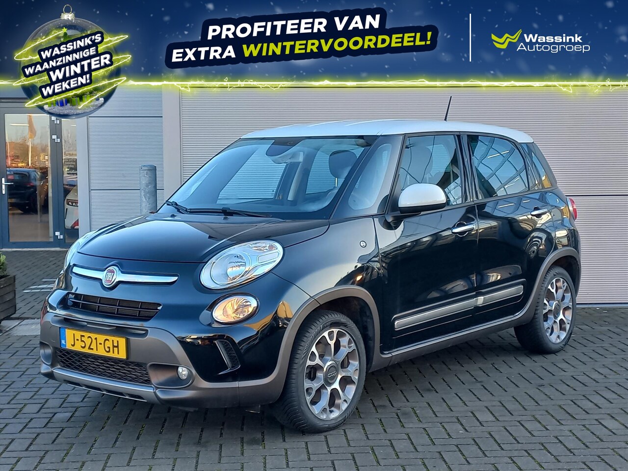 Fiat 500 L - 1.4T 120pk Trekking| Climate control | Navigatie | 17" Lm velgen | Trekhaak | Cruise contr - AutoWereld.nl