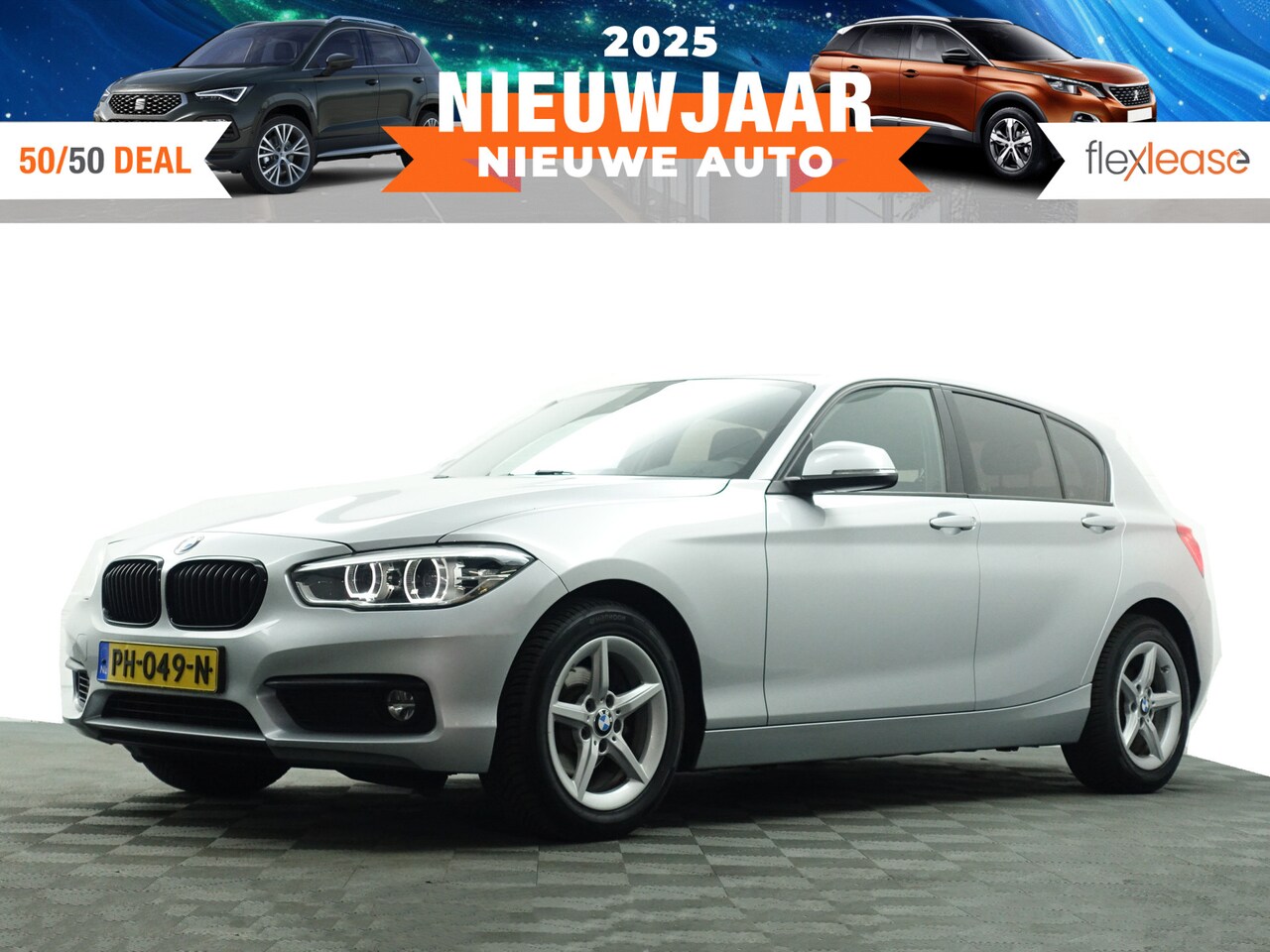 BMW 1-serie - 116d M Sport High Exe Aut- Xenon Led, Navi, Clima, Dynamic Select, Park Assist - AutoWereld.nl