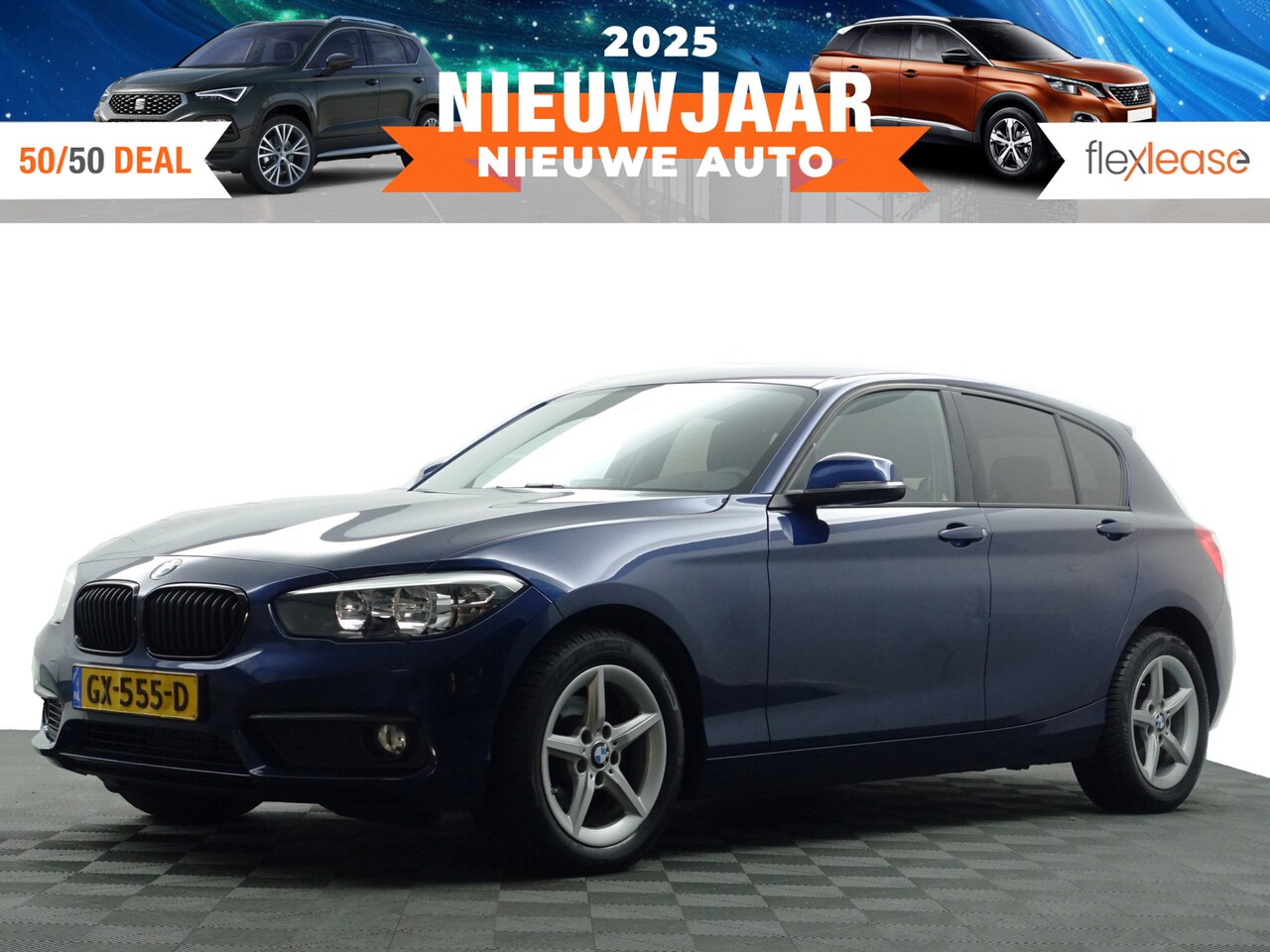 BMW 1-serie - 116d M Sport High Exe Aut- NAP 60 DKM, Navi, Led, Clima, Cruise, Dynamic Select, Keyless - AutoWereld.nl