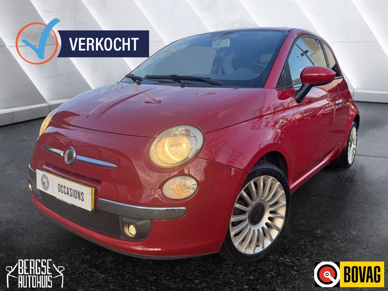 Fiat 500 - 1.4 16V Lounge Clima Half leer Nap - AutoWereld.nl