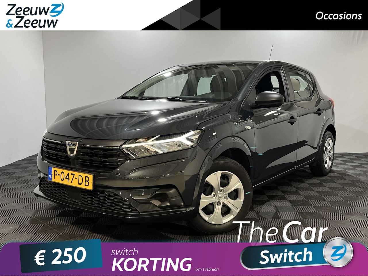 Dacia Sandero - 1.0 - 100PK TCe Bi-Fuel Essential | 1e eigenaar | Trekhaak | Airco | Bluetooth | Cruise Co - AutoWereld.nl