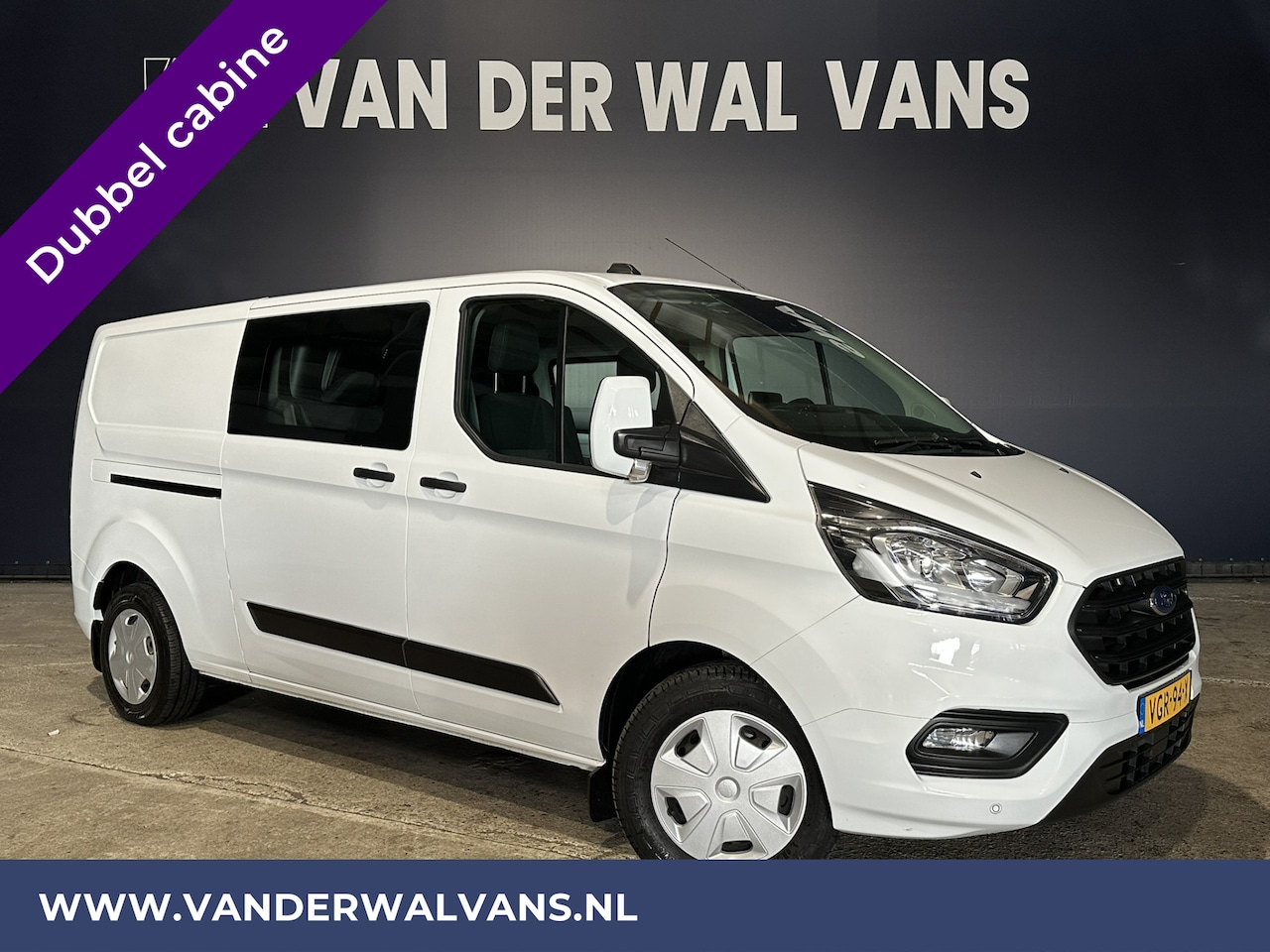 Ford Transit Custom - 2.0 TDCI 130pk **BPM VRIJ voor de Ondernemer** Automaat L2H1 Dubbele cabine Euro6 Airco | - AutoWereld.nl