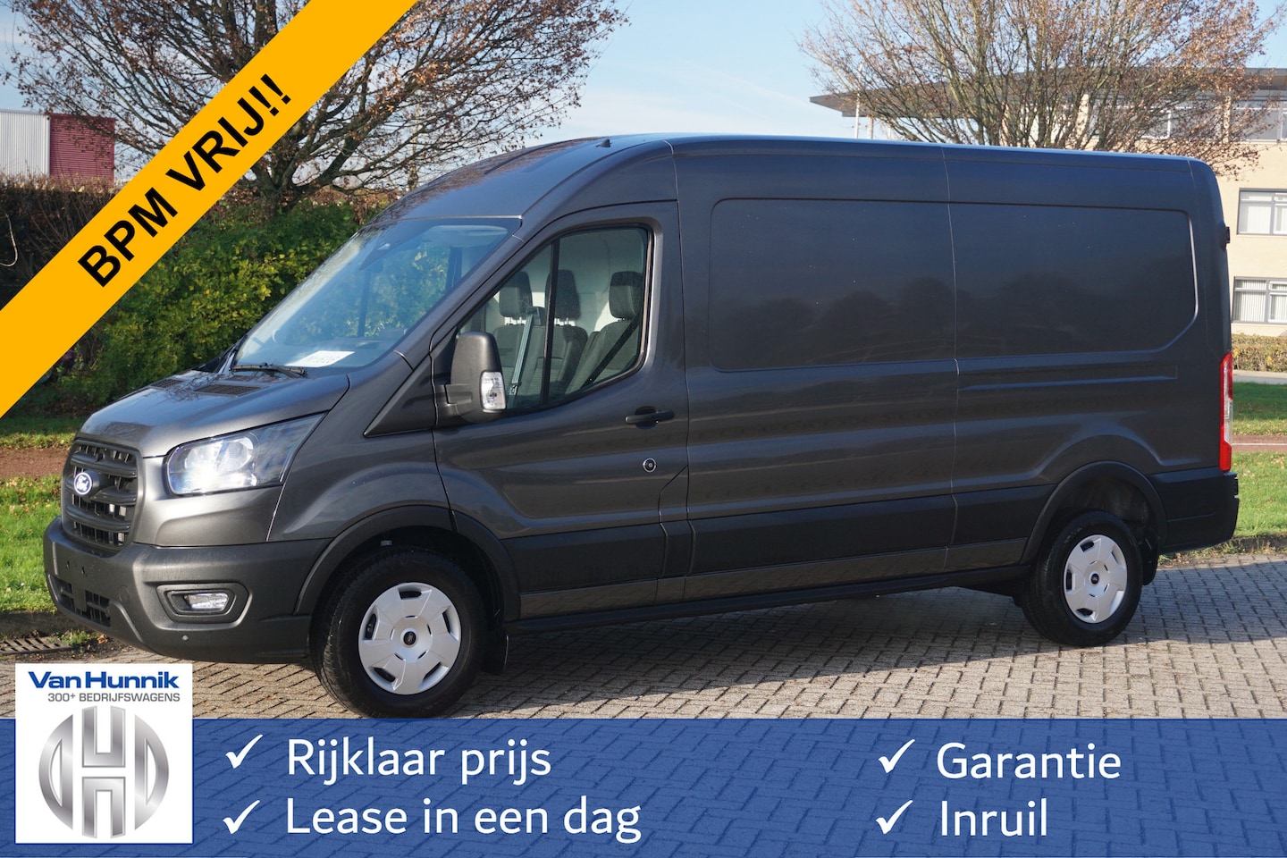 Ford Transit - 350L L3H2 Trend AUT8 130PK BPM VRIJ!! 12" Sync4 Apple CP/Cam, Laadruimte Pack! NR. 616 - AutoWereld.nl