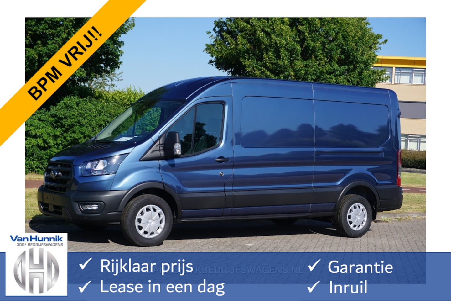 Ford Transit - 350L L3H2 Trend AUT8 130PK BPM VRIJ!! 12" Sync4 Apple CP/Cam, Laadruimte Pack! NR. 613 - AutoWereld.nl