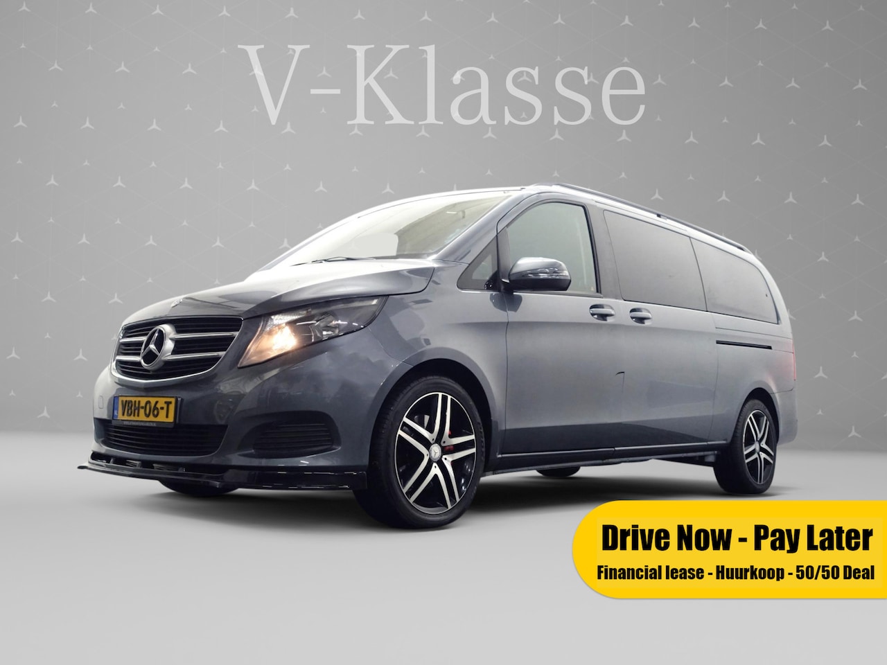 Mercedes-Benz V-klasse - 220d Extra Lang Dubbel Cabine Avantgarde- 2x Schuifdeur I Leder I  Navi I  Clima I  LMV - AutoWereld.nl