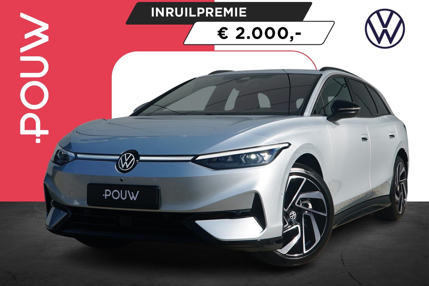 Volkswagen ID.7 Tourer - 286pk Pro Business 77 kWh | 20" Velgen | Stoelmassage - AutoWereld.nl