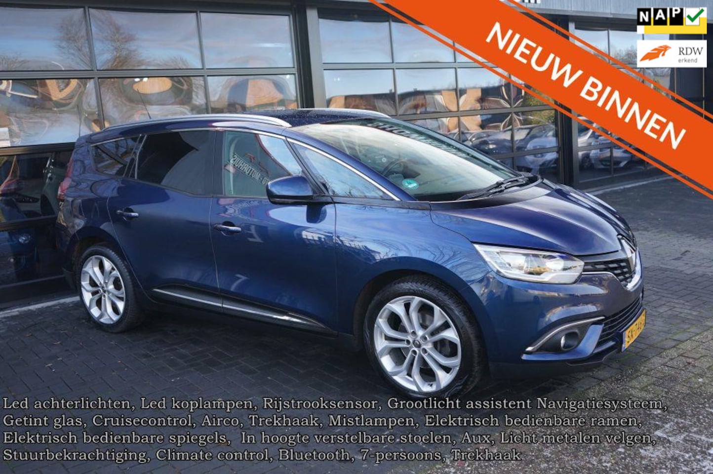 Renault Grand Scénic - 1.3 TCe Limited 7p. Clima, Navi, CC, Trekhaak - AutoWereld.nl