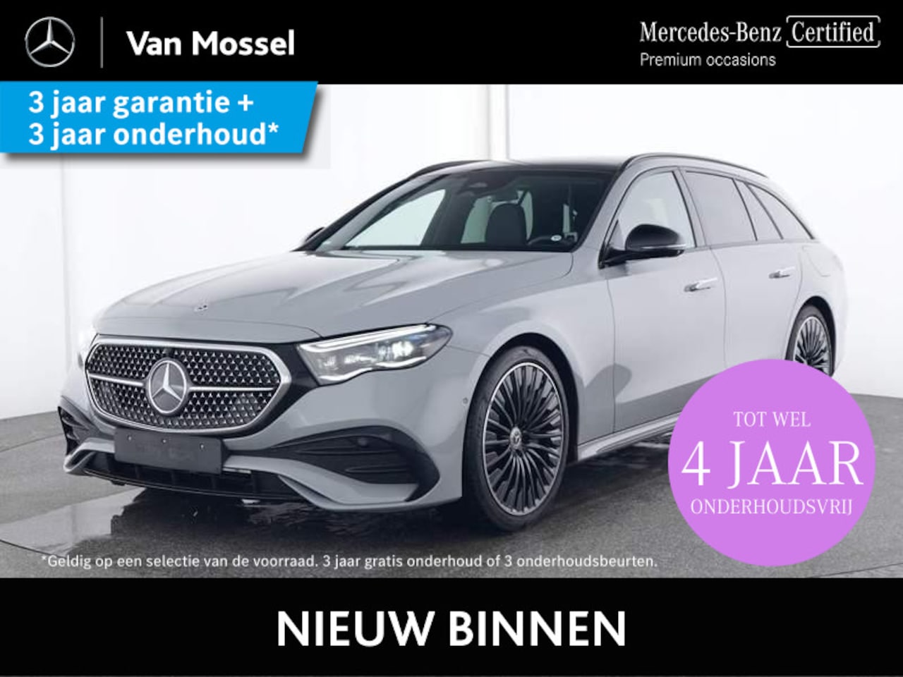 Mercedes-Benz E-klasse Estate - 300 e AMG Line / Panoramadak/ 20 inch/ Verlichte Grille/ Night/ SUPERSCREEN - AutoWereld.nl