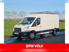 Ford Transit - 350 2.0 TDCI L3H2 Trend Navi Trekhaak Airco Imperiaal-Trap 130Pk Euro6