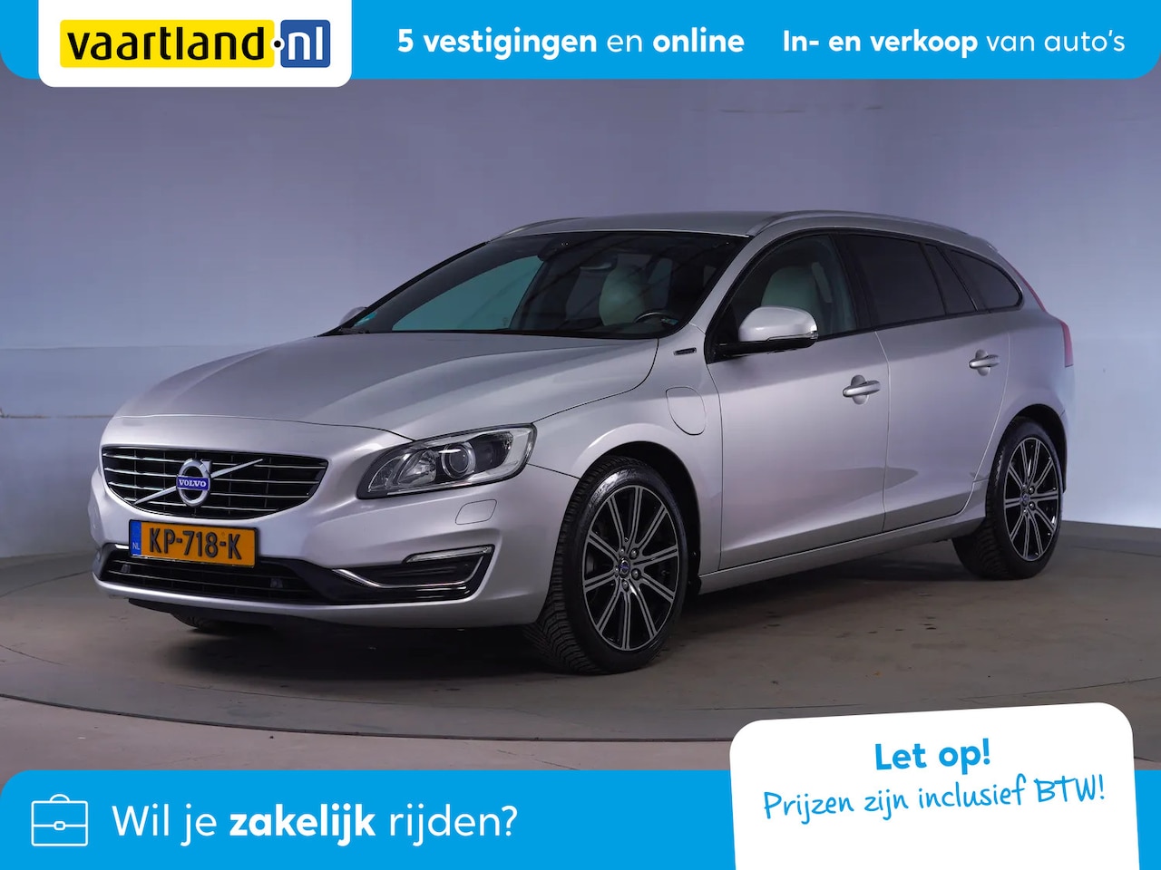 Volvo V60 - 2.4 D5 Twin Engine AWD Special Edition [ Xenon Leder Navi ] - AutoWereld.nl