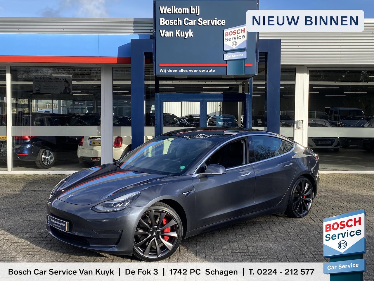 Tesla Model 3 - Performance AWD 75 kWh / NL-Auto / 462 PK / 79.000 KM / Long range! / Autonoom rij-pakket! - AutoWereld.nl