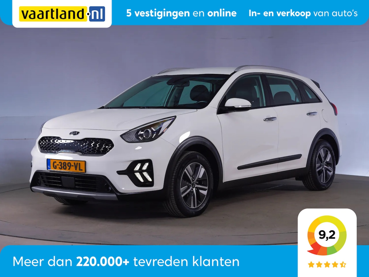 Kia Niro - 1.6 GDI Hybrid DynamicLine [ Navi Camera Half-leder Trekhaak ] - AutoWereld.nl