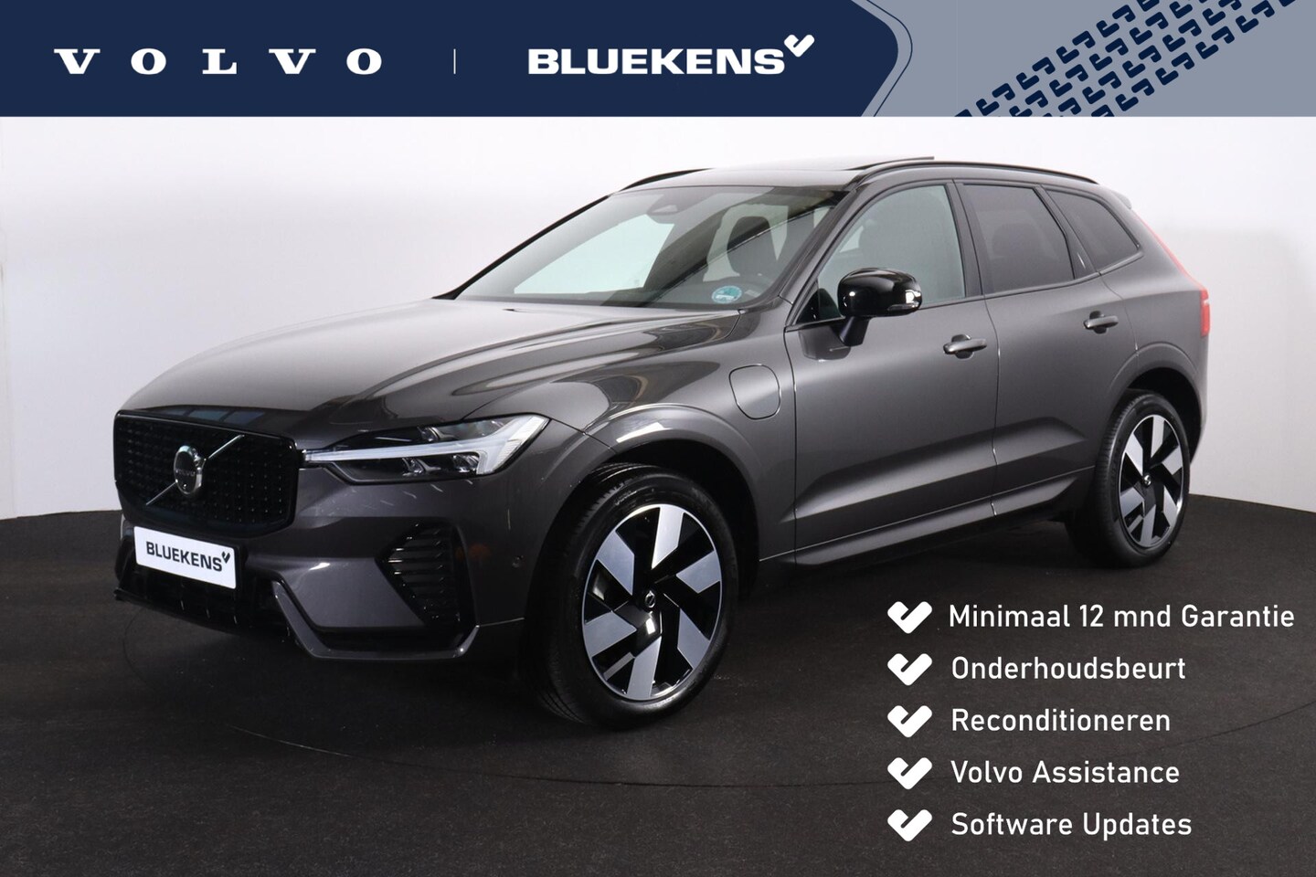 Volvo XC60 - T8 Plug-in hybrid AWD Plus Dark - LONG RANGE - Panorama/schuifdak - IntelliSafe Assist & S - AutoWereld.nl