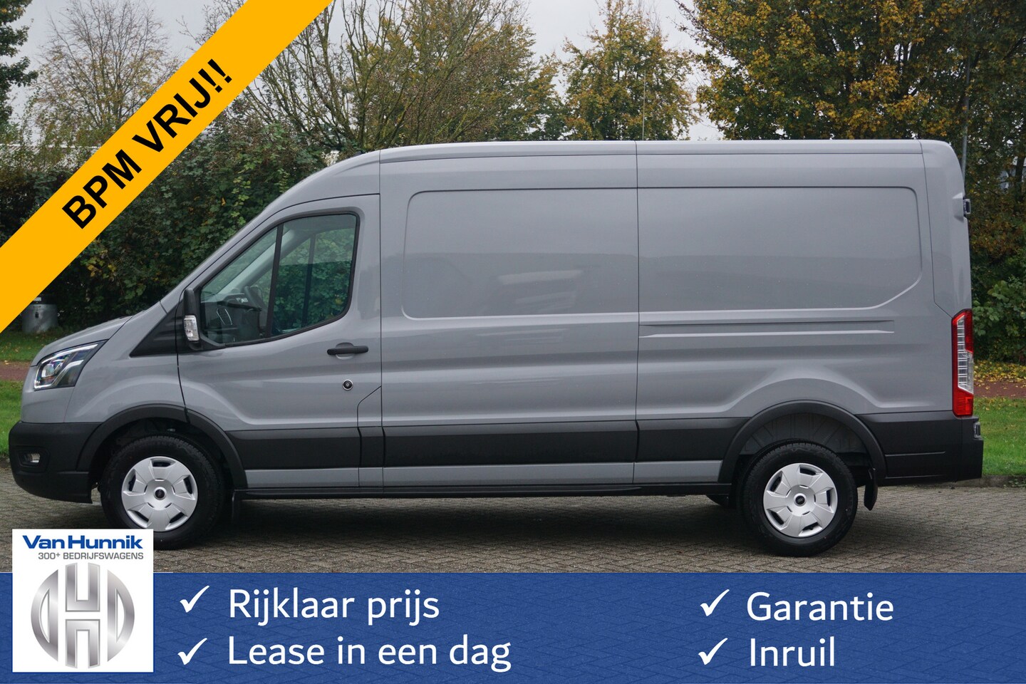 Ford Transit - 350L L3H2 Trend AUT8 130PK BPM VRIJ!! 12" Sync4 Apple CP/Cam, Laadruimte Pack! NR. 618 - AutoWereld.nl