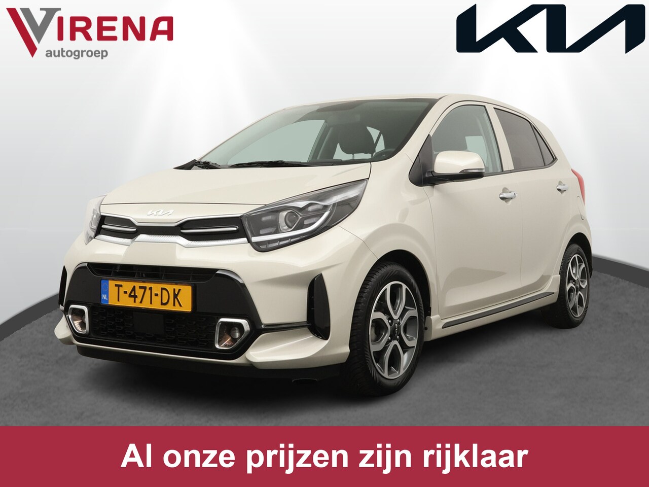 Kia Picanto - 1.0 DPi GT-Line - Cruise Control - Leder - Climate Control - Navigatie - Apple/Android Car - AutoWereld.nl