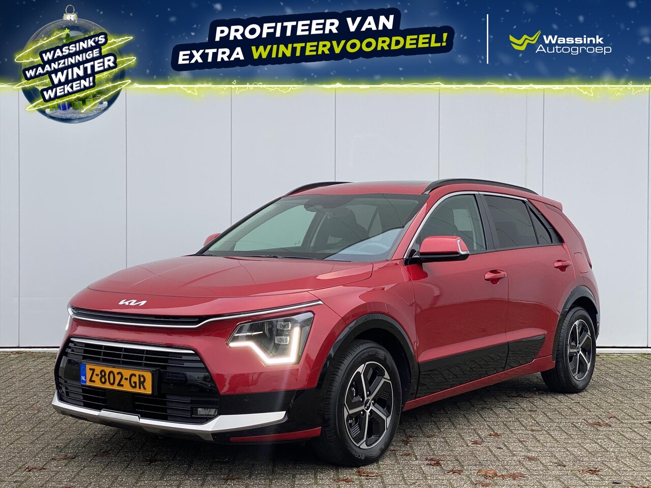 Kia Niro - 1.6 GDi Hybrid 141pk DCT6 DynamicPlusLine | Camera | Navigatie | Leder | CarPlay | Elektri - AutoWereld.nl