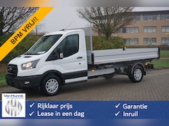 Ford Transit - 350L 3 Zijdige kipper 155PK Tr BPM VRIJ Airco, Cruise, Bluetooth, Omvormer NR. 679